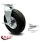 Service Caster 10 Inch Black Pneumatic Wheel Swivel Caster with Brake and Bolt Swivel Lock SCC SCC-100S3504-PNB-TLB-BSL - alternate 1